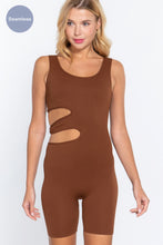 Load image into Gallery viewer, ACTIVE BASIC Suave Cut-out Seamless Romper