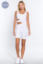 Load image into Gallery viewer, ACTIVE BASIC Suave Cut-out Seamless Romper