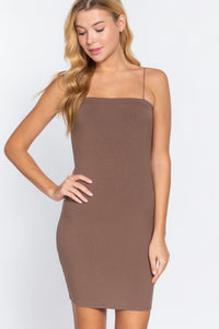 ACTIVE BASIC Heavy Rib Mini Dress