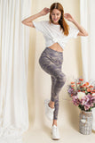 EASEL Camouflage Printed Rayon Spandex Leggings