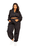 BBA Active Zip Up Set With Cord Lock Detail