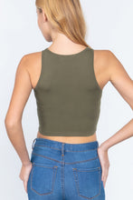 Load image into Gallery viewer, ACTIVE BASIC Halter Neck Crop Top