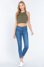 Load image into Gallery viewer, ACTIVE BASIC Halter Neck Crop Top