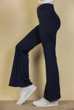 CAPELLA APPAREL High Waisted Front Pocket Flare Pants