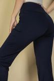 CAPELLA APPAREL High Waisted Front Pocket Flare Pants