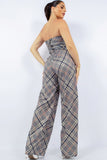 HER BOTTARI Bustier Top & Wide Pants Set