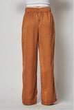 ITSSY Satin Cargo Pocket Wide Leg Pants