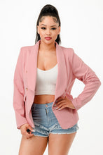 Load image into Gallery viewer, GLANCE APPAREL Double Breasted Blazer Jacket