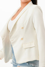 Load image into Gallery viewer, GLANCE APPAREL Double Breasted Blazer Jacket