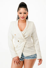 Load image into Gallery viewer, GLANCE APPAREL Double Breasted Blazer Jacket