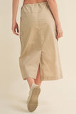 ITSSY Cargo Skirt With Drawstring Midi Skirt