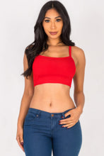 Load image into Gallery viewer, CAPELLA APPAREL Ribbed Knit Cami Crop Top