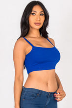 Load image into Gallery viewer, CAPELLA APPAREL Ribbed Knit Cami Crop Top