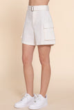 ACTIVE BASIC Belted Cargo Shorts