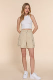 ACTIVE BASIC Belted Cargo Shorts