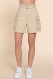 ACTIVE BASIC Belted Cargo Shorts