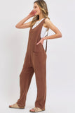 SWEET LOVELY Mineral Washed Summer Jumpsuit