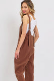 SWEET LOVELY Mineral Washed Summer Jumpsuit