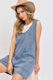 SWEET LOVELY Summer Denim Overall Romper