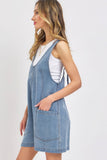 SWEET LOVELY Summer Denim Overall Romper