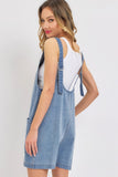 SWEET LOVELY Summer Denim Overall Romper