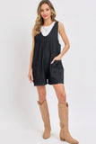 SWEET LOVELY Summer Denim Overall Romper