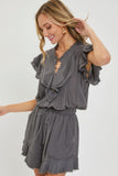 SWEET LOVELY Ruffle Romper