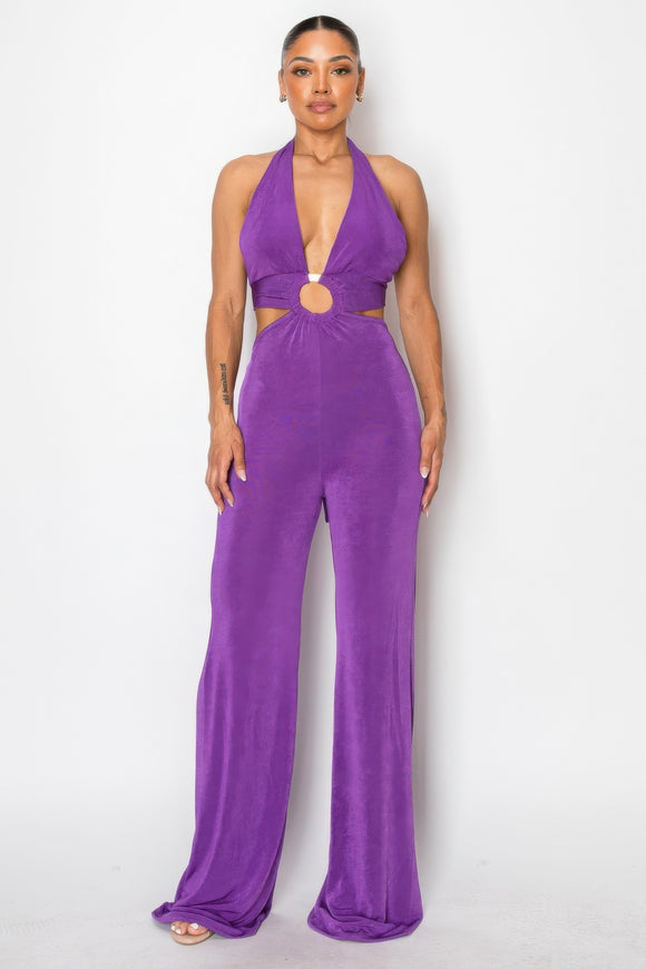 CODIGO Olid Slinky Wide Legs Jumpsuit