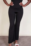 CAPELLA APPAREL Ribbed sleeveless wide leg jumpsuit