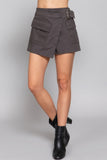 ACTIVE BASIC Waist Belted Cargo Skort