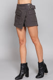 ACTIVE BASIC Waist Belted Cargo Skort