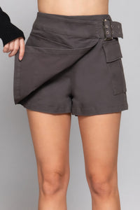 ACTIVE BASIC Waist Belted Cargo Skort