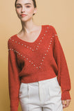 LOVE TREE Pearl details sweater