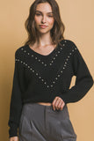 LOVE TREE Pearl details sweater