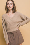 LOVE TREE Pearl details sweater