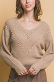 LOVE TREE Pearl details sweater