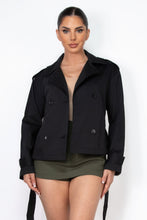 Load image into Gallery viewer, IRIS DESIGN Double-breasted Waist-tie Trench Coat