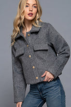 Load image into Gallery viewer, ACTIVE BASIC Long Slv Teddy Fleece Short Jacket