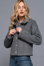 Load image into Gallery viewer, ACTIVE BASIC Long Slv Teddy Fleece Short Jacket