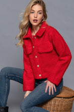 Load image into Gallery viewer, ACTIVE BASIC Long Slv Teddy Fleece Short Jacket