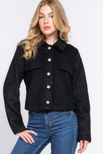 Load image into Gallery viewer, ACTIVE BASIC Long Slv Teddy Fleece Short Jacket