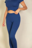 CAPELLA APPAREL Basic Solid Leggings