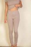 CAPELLA APPAREL Basic Solid Leggings