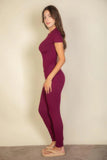 CAPELLA APPAREL Basic Solid Leggings