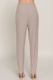 ACTIVE BASIC High Waist Pintuck Detail Long Pants