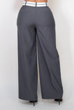 IRIS DESIGN Pleated Double Waistband Pants