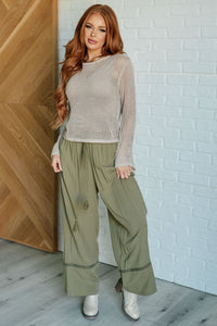 One Eleven North Calming Down Loose Knit Top