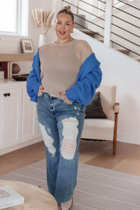 One Eleven North Calming Down Loose Knit Top