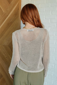 One Eleven North Calming Down Loose Knit Top