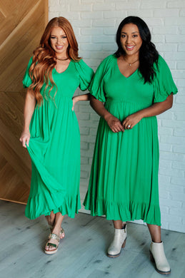 Jodifl Catch a Cloud and Pin it Down Smocked Bodice Dress